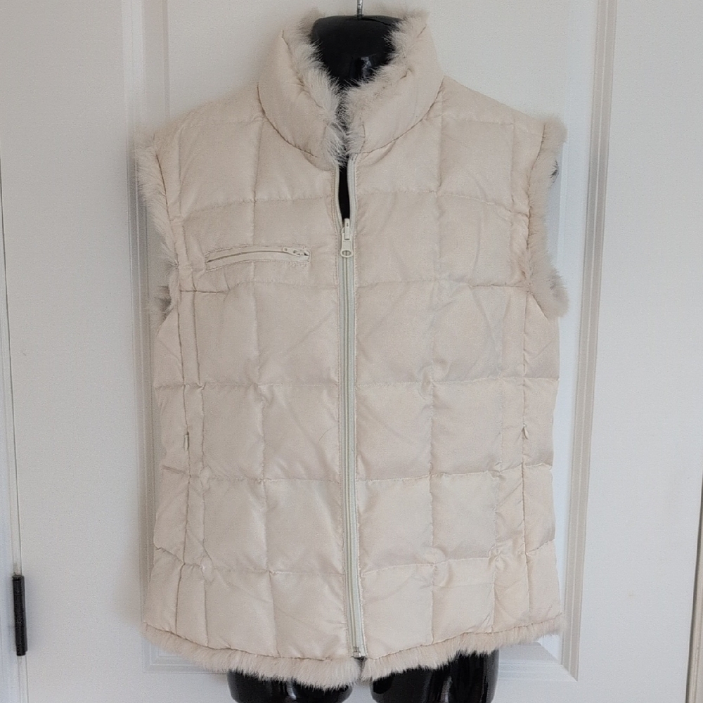 MontanaCo Cream Down Puffer Vest